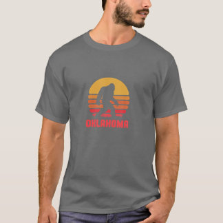 Bigfoot Oklahoma Staat Sasquatch Yeti Bigfoot Beli T-Shirt