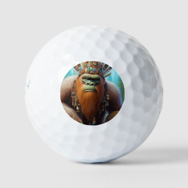 Bigfoot Öko Warrior Golfball (Vorderseite)