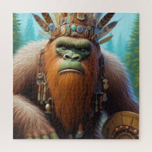 Bigfoot Öko Warrior Puzzle (Vertikal)