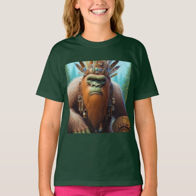 Bigfoot Öko Warrior T-Shirt (Vorderseite)