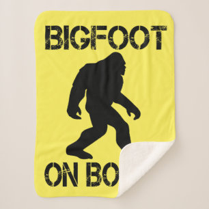 Bigfoot on Board - Funny Bigfoot Sherpadecke
