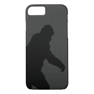 Bigfoot on Carbon Fibre Print Case-Mate iPhone Hülle