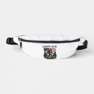 Bigfoot Opa Vintage-Amerikanische-Flagge-Shirt-Des Bauchtasche