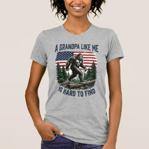 Bigfoot Opa Vintage Amerikanisches Flagge Shirt De