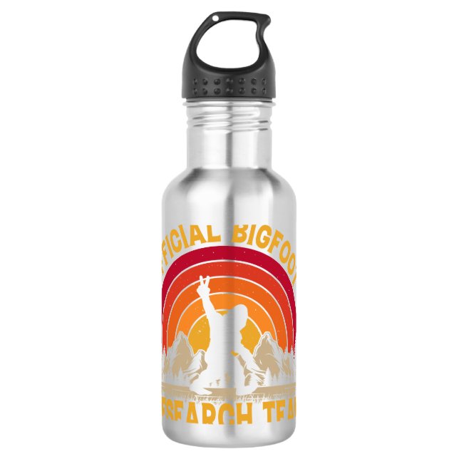 Bigfoot Original Research Team Edelstahlflasche (Vorderseite)