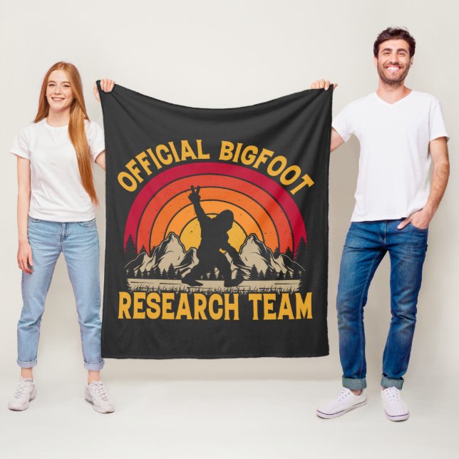 Bigfoot Original Research Team Fleecedecke (Beispiel)