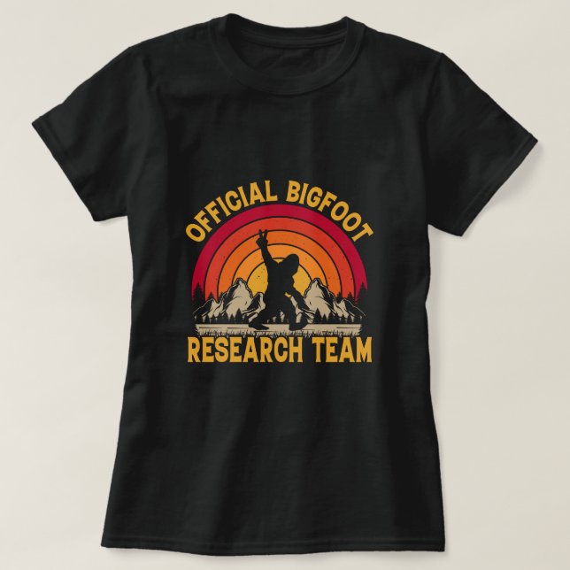 Bigfoot Original Research Team Womens T-Shirt (Design vorne)
