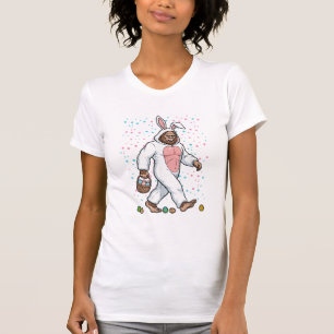 Bigfoot-Osterhase-Kostüm Lustiger Sasquatch Männer T-Shirt