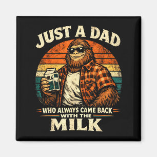 Bigfoot Papa Einfach Papa, der Grafik-Kunst Magnet