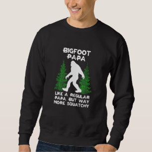 Bigfoot Papa Funny Sasquatch Geschenkhemd Sweatshirt