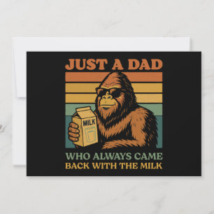 Bigfoot Papa nur ein Vater, der immer wieder mit Einladung