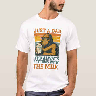Bigfoot Papa, nur ein Vater, der immer wieder mitk T-Shirt