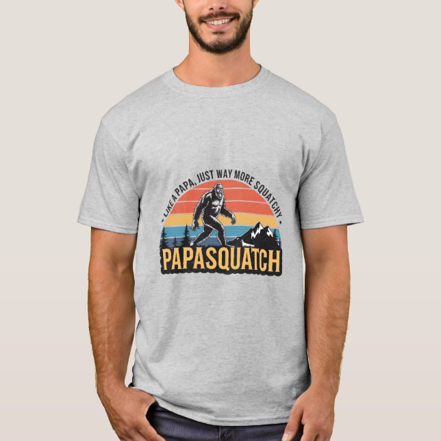 Bigfoot: Papasquatch T-Shirt (Vorderseite)