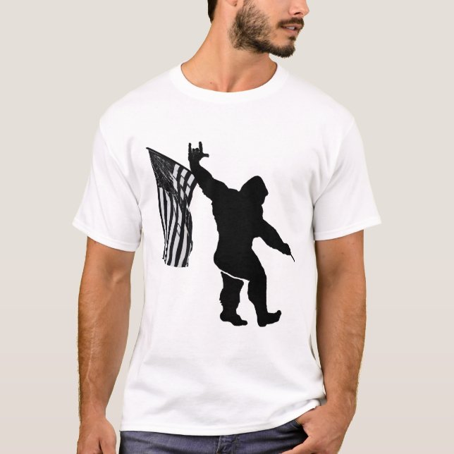Bigfoot-Patriot  T-Shirt (Vorderseite)