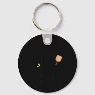 Bigfoot Pickleball Sport Dinker Sasquatch Schlüsselanhänger