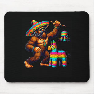 Bigfoot-Piñata Cinco De Mayo Mexikanischer Sasquat Mousepad