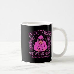 Bigfoot Pink Ribbon Brustkrebs Bewusstsein Monat Kaffeetasse