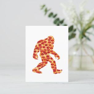 Bigfoot Pizza Postkarte