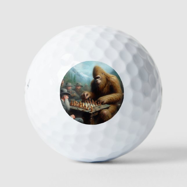 Bigfoot Playing Golfball (Vorderseite)