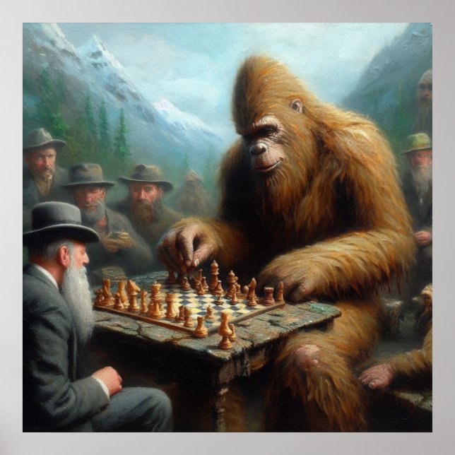Bigfoot Playing Poster (Vorne)