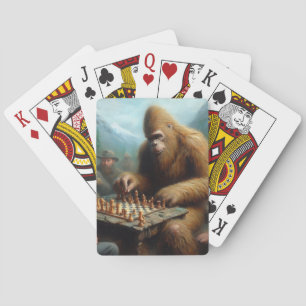 Bigfoot Playing Spielkarten