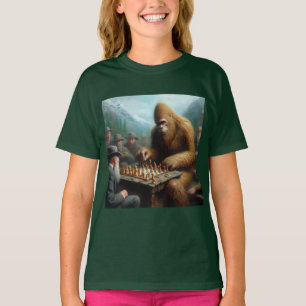 Bigfoot Playing T-Shirt