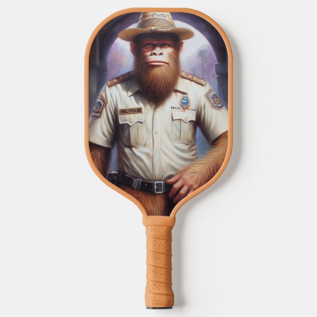 Bigfoot Policeman Pickleball Schläger (Vorderseite)