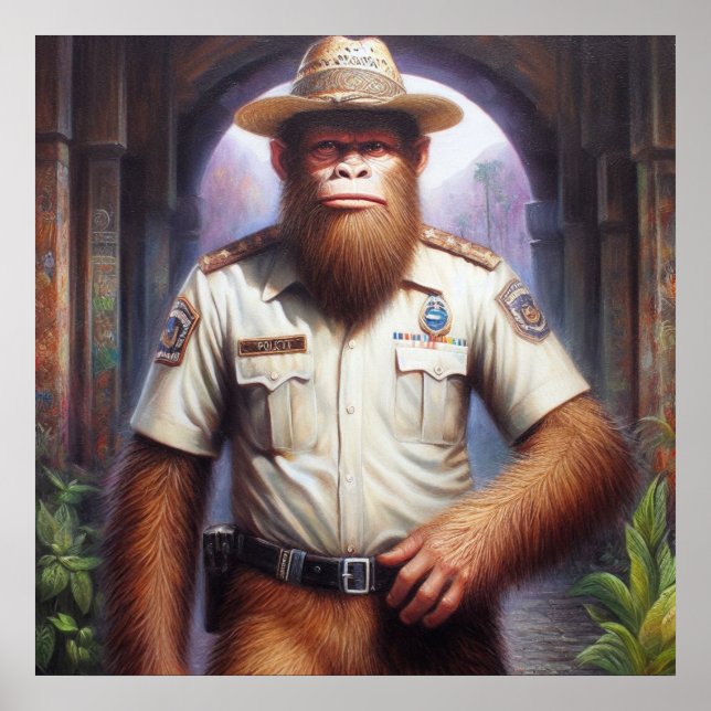Bigfoot Policeman Poster (Vorne)