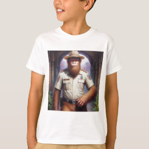 Bigfoot Policeman T-Shirt
