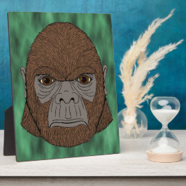 Bigfoot Portrait 1 (ape-like) Fotoplatte