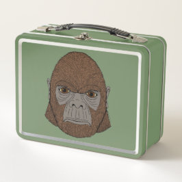 Bigfoot Portrait 1 (ape-like) Metall Brotdose