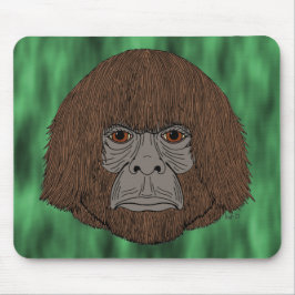 Bigfoot Portrait 2 (human-like) Mouse Pad Mousepad