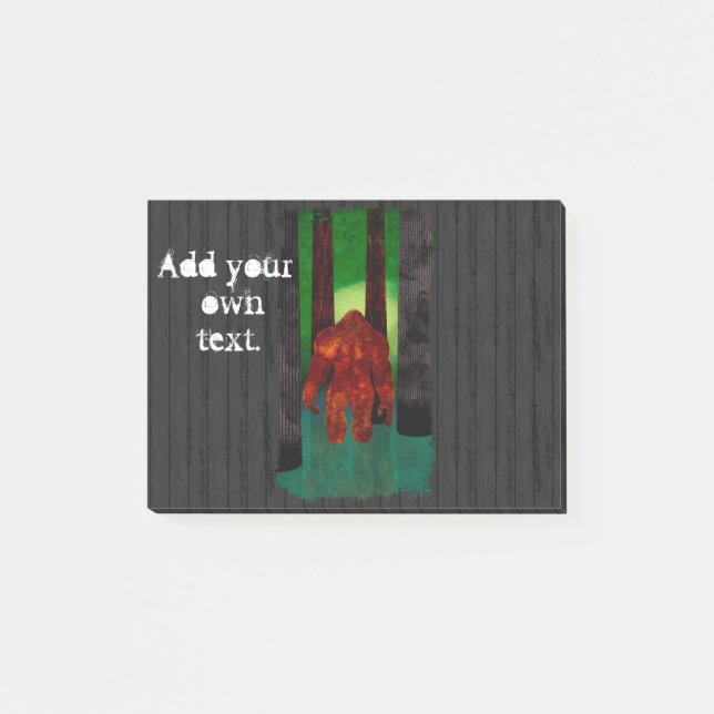 Bigfoot Post-it Klebezettel (Vorderseite)