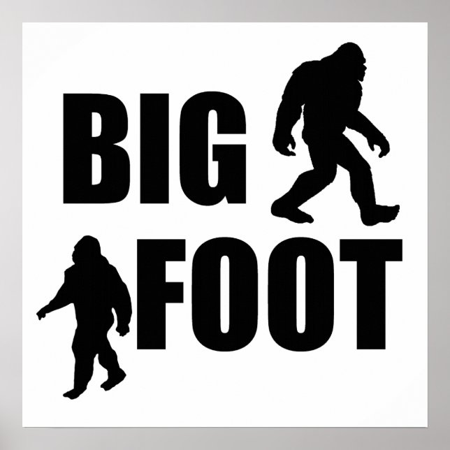 Bigfoot Poster (Vorne)