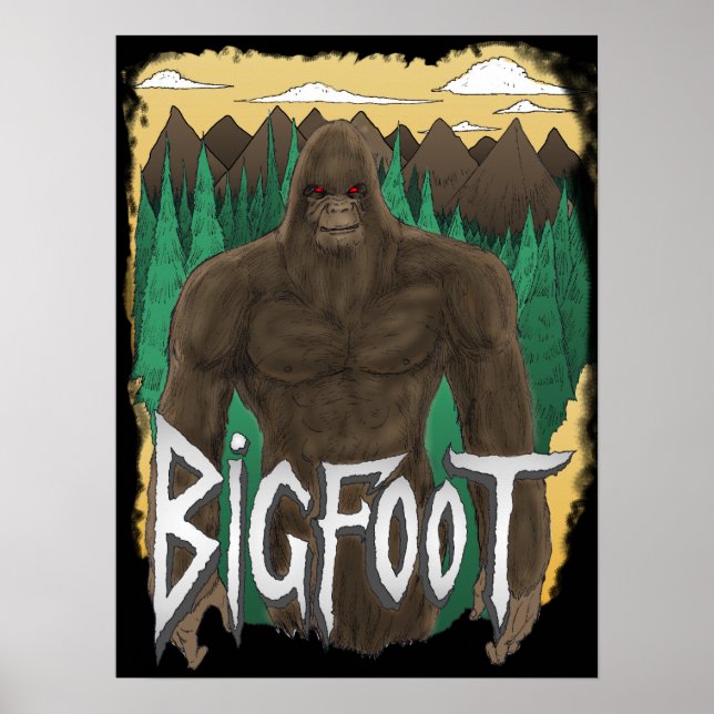 Bigfoot Poster (Vorne)