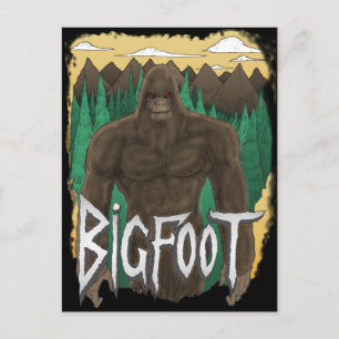 Bigfoot Postkarte