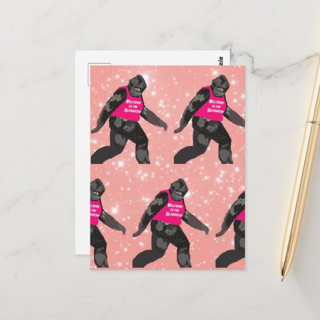 Bigfoot Postkarte (Vorderseite/Rückseite Beispiel)