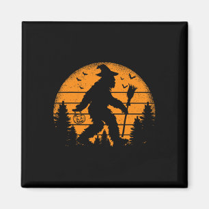 Bigfoot Pumpkin Halloween Kostüm Sasquatch Men Wo Magnet