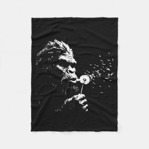 Bigfoot Pusteblume Vintage Sasquatch Männer Fleecedecke