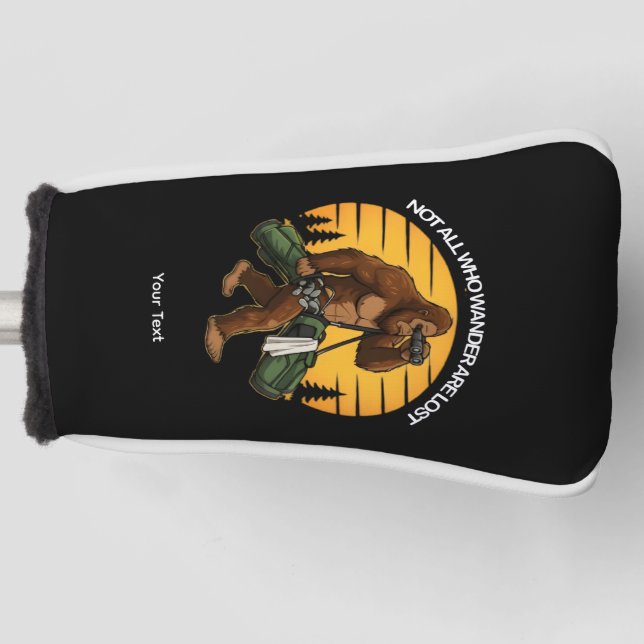 Bigfoot-Putterabdeckung Golf Headcover (Vorderseite)