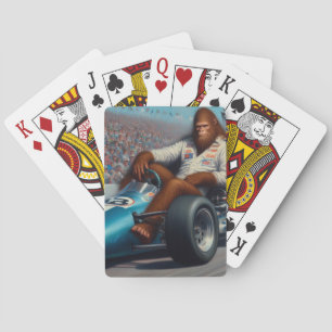 Bigfoot Racecar Spielkarten