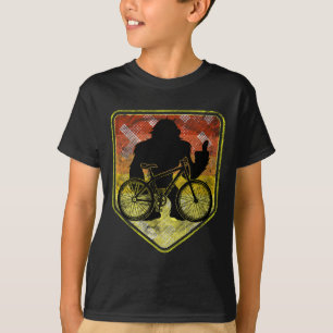 Bigfoot Radfahren Mountainbike Mtb Lustiger Biker T-Shirt