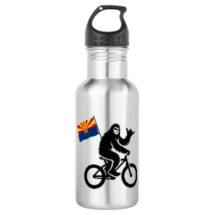 Bigfoot-Radfahrrad Arizona-Flagge Edelstahlflasche