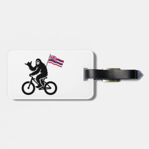 Bigfoot-Radfahrrad Hawaii-Flagge Gepäckanhänger