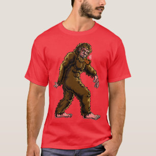 Bigfoot Rauchen Briar Pipe Sasquatch Tabak Pipe  T-Shirt