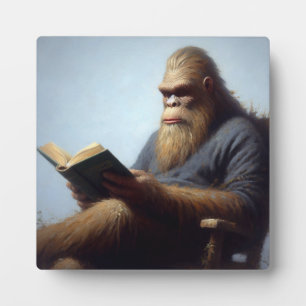 Bigfoot Reading Fotoplatte