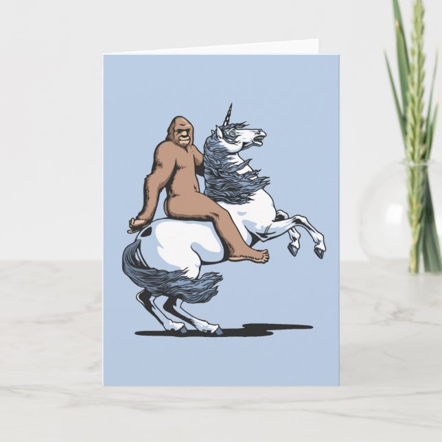Bigfoot Reiten Karte (Vorderseite)