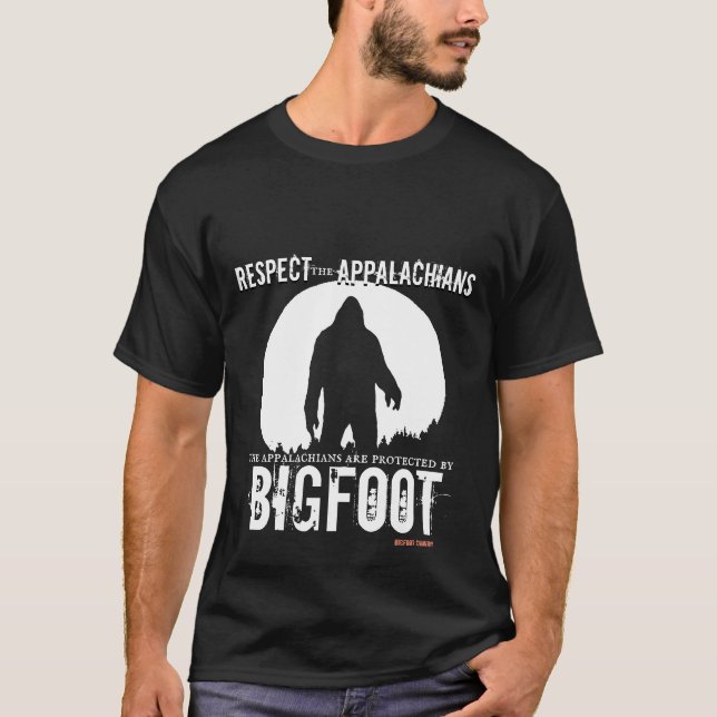 Bigfoot Respekt vor den Appalachen T-Shirt (Vorderseite)