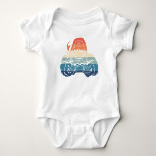 Bigfoot Retro Baby Strampler