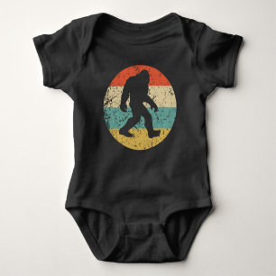 Bigfoot Retro Sasquatch Baby Strampler